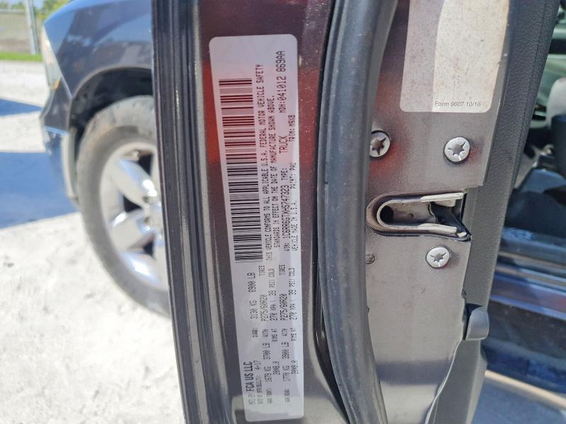 65687446 :رقم المزاد ، 1C6RR6GTXHS747323 vin ، 2017 Ram 1500 مزاد بيع
