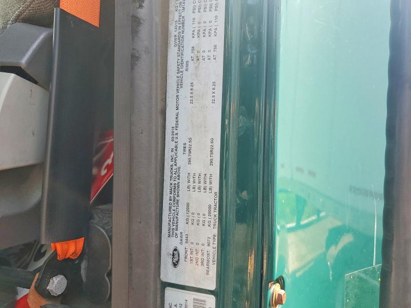 Aukcja sprzedaży 2016 Mack Tractor, vin: 1M1AW01X8GM007991, numer aukcji: 65211046
