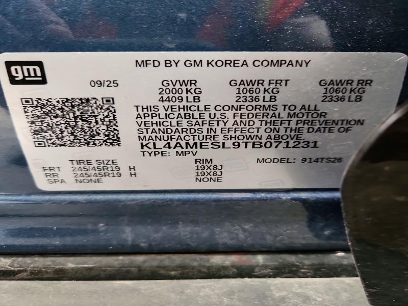 Aukcja sprzedaży 2026 Buick Encore Gx, vin: KL4AMESL9TB071231, numer aukcji: 65825216