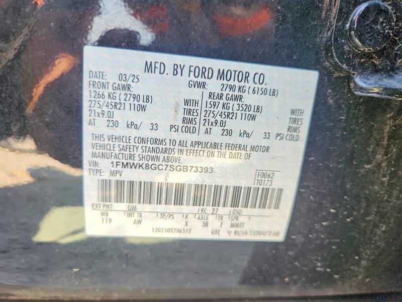 Продажа на аукционе авто 2025 Ford Explorer, vin: 1FMWK8GC7SGB73393, номер лота: 66789796
