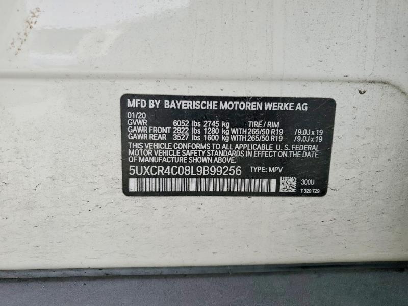 Aukcja sprzedaży 2020 Bmw X5, vin: 5UXCR4C08L9B99256, numer aukcji: 65627896