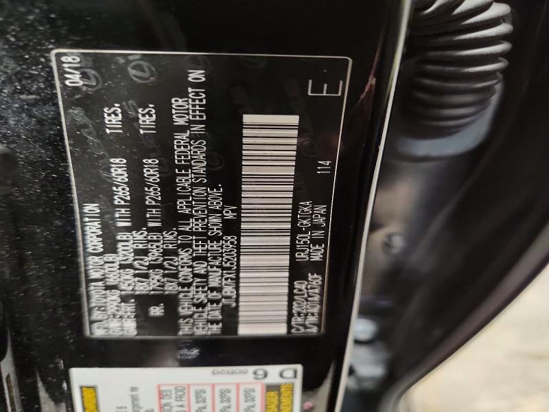 2018 Lexus Gx მანქანა იყიდება აუქციონზე, vin: JTJBM7FX1J5203958, აუქციონის ნომერი: 65210066