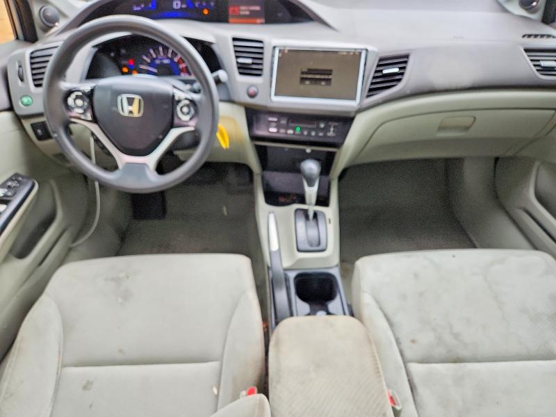 63139446 :رقم المزاد ، JHMFB4F22CS001288 vin ، 2012 Honda Civic مزاد بيع