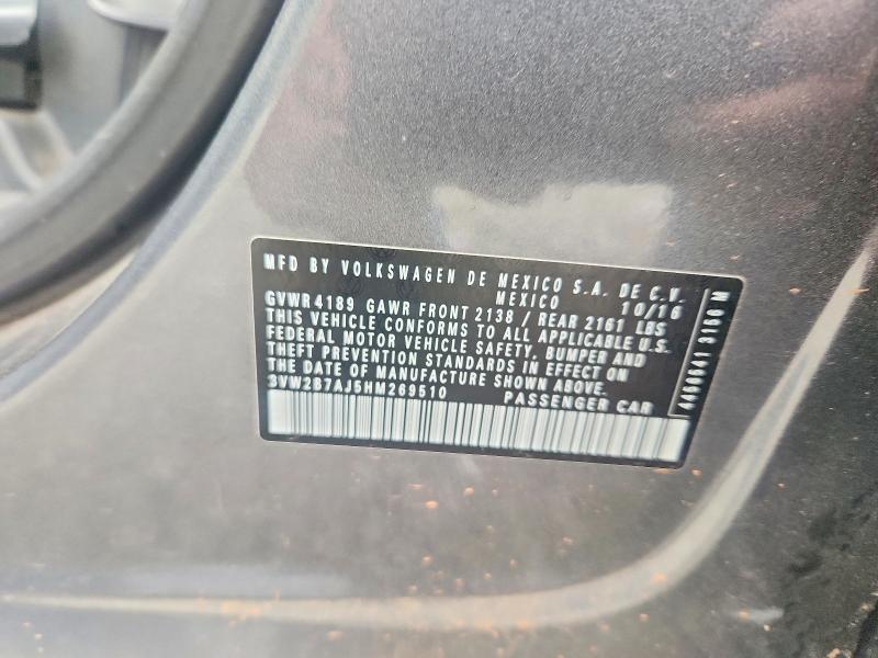 Продаж на аукціоні авто 2017 Volkswagen Jetta, vin: 3VW2B7AJ5HM269510, номер лоту: 66777116