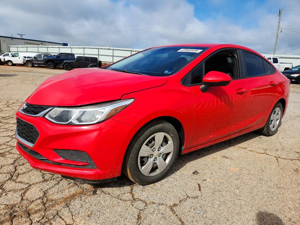 63560406 :رقم المزاد ، 1G1BC5SM9H7122185 vin ، 2017 Chevrolet Cruze مزاد بيع