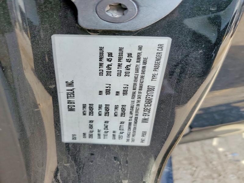 Aukcja sprzedaży 2019 Tesla Model 3, vin: 5YJ3E1EA6KF317887, numer aukcji: 66260066