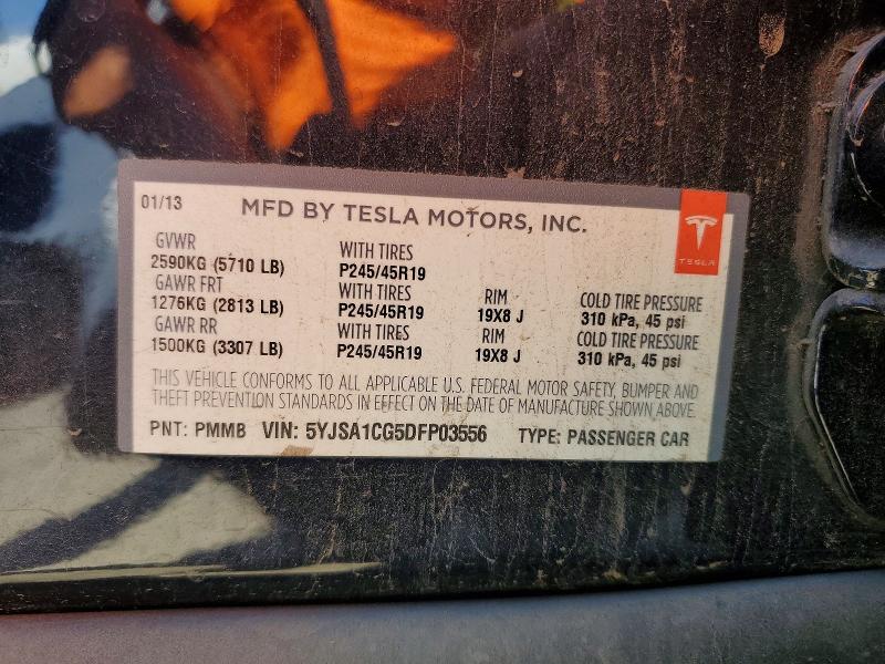 Aukcja sprzedaży 2013 Tesla Model S, vin: 5YJSA1CG5DFP03556, numer aukcji: 65413136