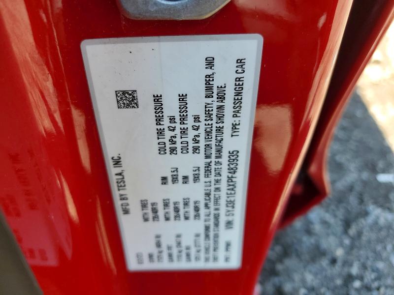64383046 :رقم المزاد ، 5YJ3E1EAXPF483935 vin ، 2023 Tesla Model 3 مزاد بيع
