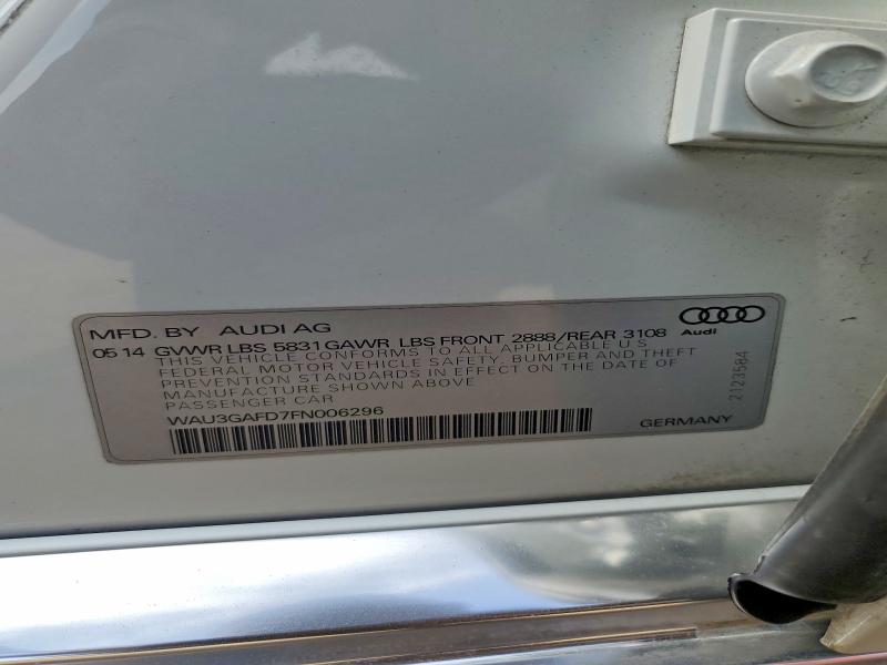 Aukcja sprzedaży 2015 Audi A8, vin: WAU3GAFD7FN006296, numer aukcji: 66474816