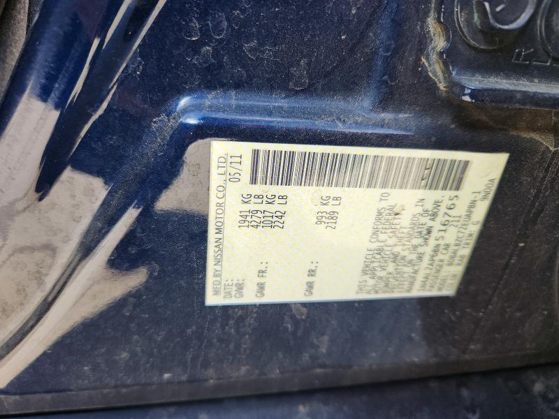 Продаж на аукціоні авто 2011 Nissan Altima, vin: 1N4AL2AP6BN516765, номер лоту: 66121036