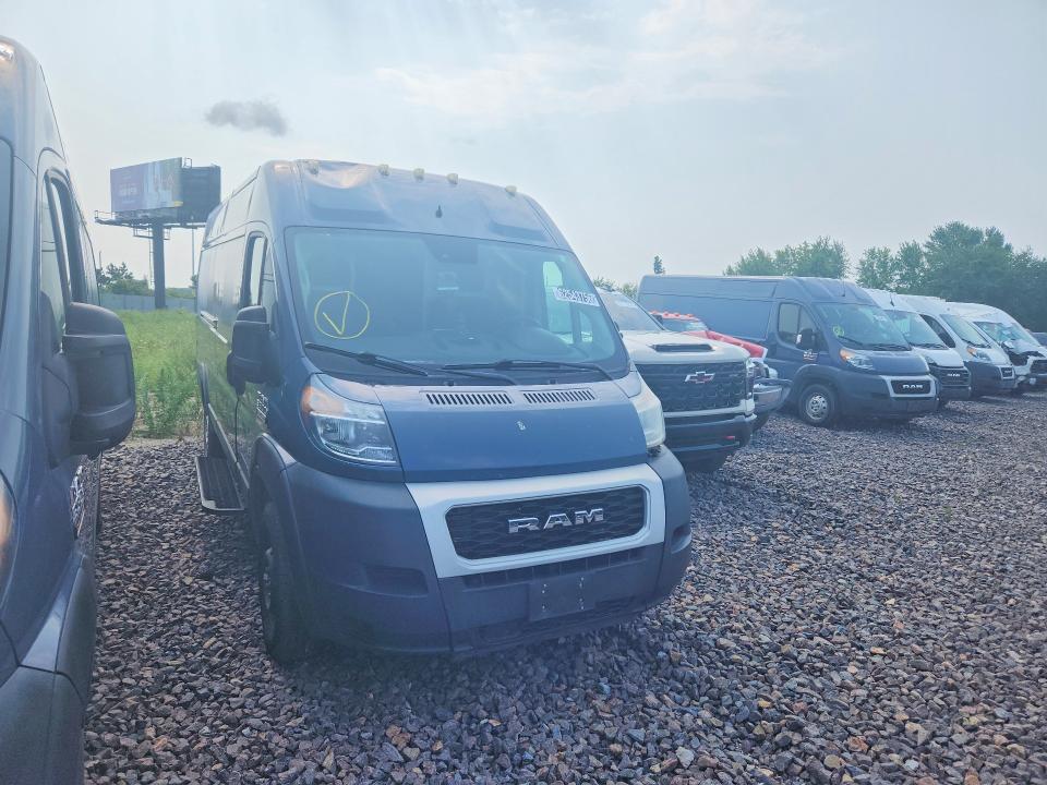 Продаж на аукціоні авто 2021 Ram Promaster 3500, vin: 3C6MRVJG5ME535975, номер лоту: 62543756