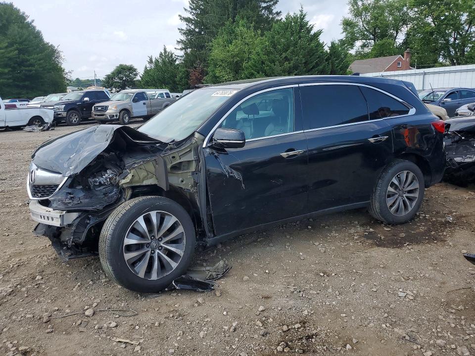 2015 Acura Mdx მანქანა იყიდება აუქციონზე, vin: 5FRYD4H44FB011663, აუქციონის ნომერი: 64765876