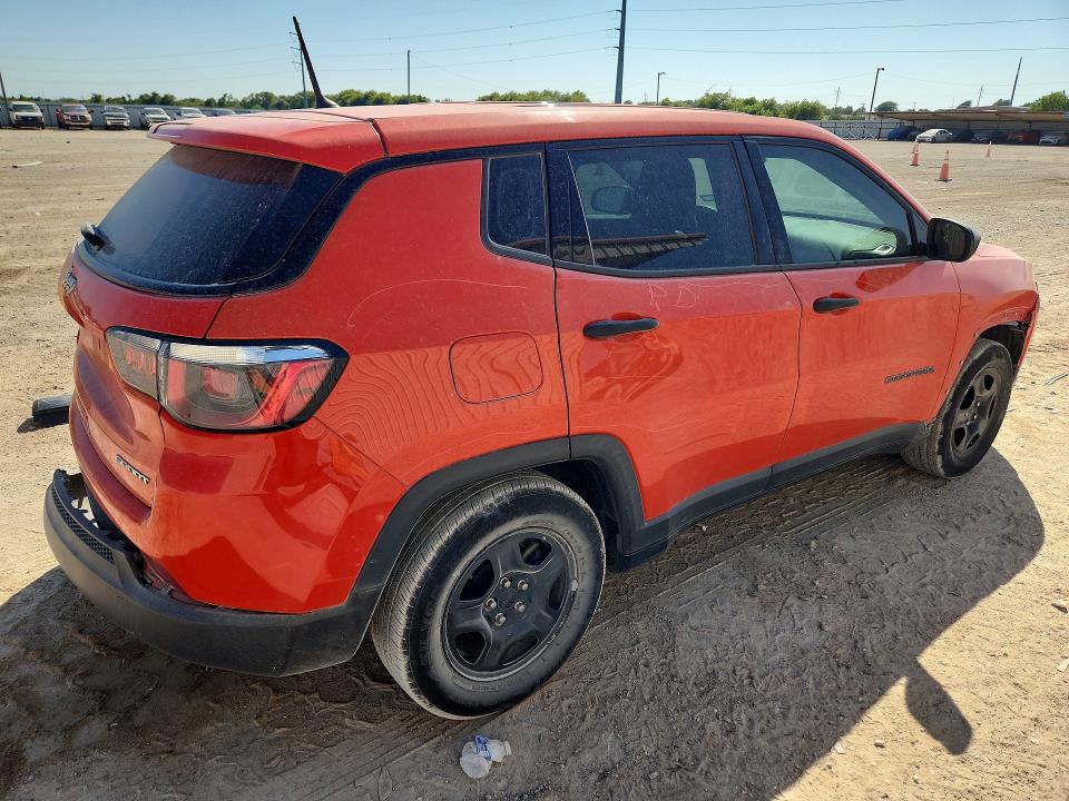 Продаж на аукціоні авто 2018 Jeep Compass, vin: 3C4NJCAB8JT106964, номер лоту: 66120666