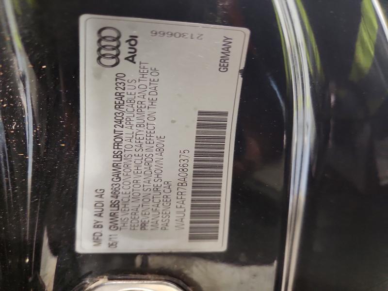 Продажа на аукционе авто 2011 Audi A5, vin: WAULFAFR7BA086375, номер лота: 66222406