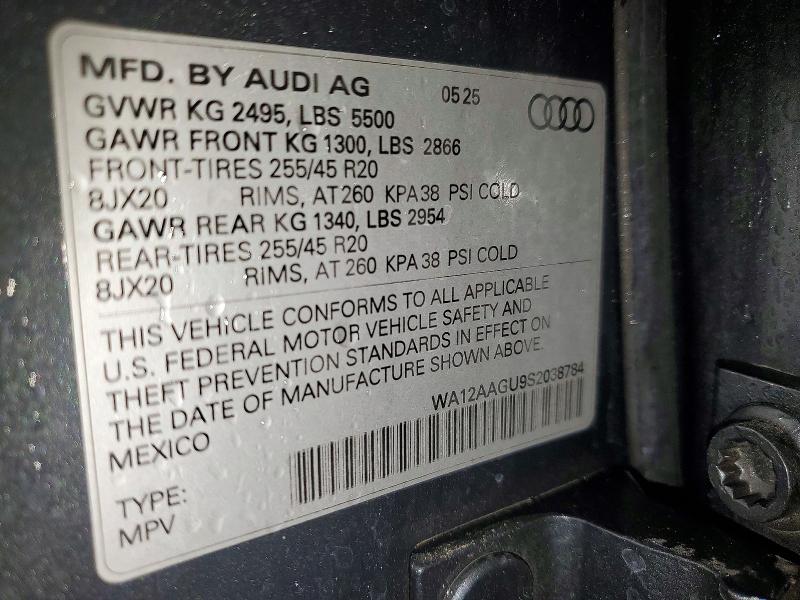 Продажа на аукционе авто 2025 Audi Q5, vin: WA12AAGU9S2038784, номер лота: 65680606