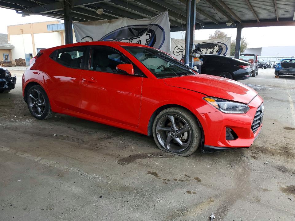 2019 Hyundai Veloster მანქანა იყიდება აუქციონზე, vin: KMHTG6AF1KU018478, აუქციონის ნომერი: 63678476