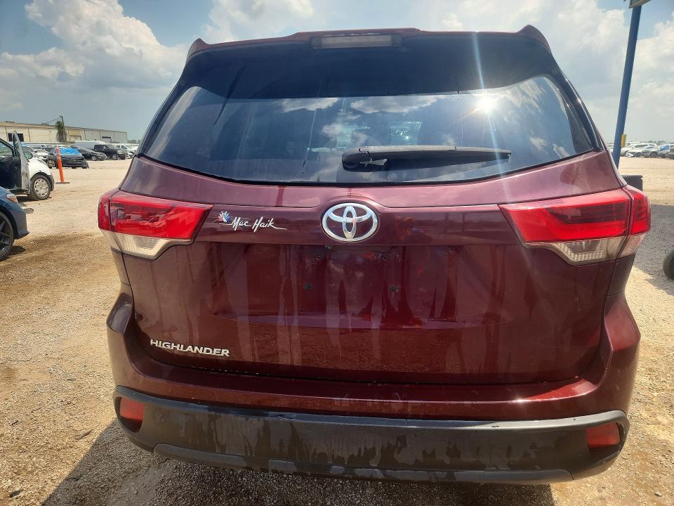 2019 Toyota Highlander მანქანა იყიდება აუქციონზე, vin: 5TDZARFH6KS059530, აუქციონის ნომერი: 62780076