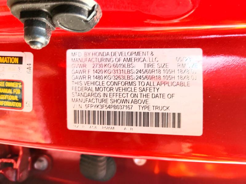 63995876 :رقم المزاد ، 5FPYK3F54PB037167 vin ، 2023 Honda Ridgeline مزاد بيع