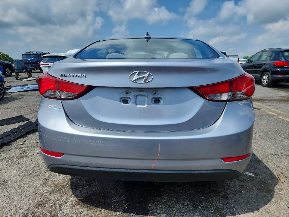 62839626 :رقم المزاد ، 5NPDH4AE6GH786296 vin ، 2016 Hyundai Elantra مزاد بيع