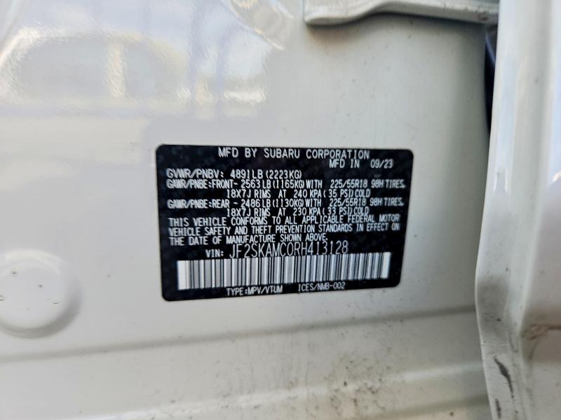 Продажа на аукционе авто 2024 Subaru Forester, vin: JF2SKAMC0RH413128, номер лота: 63589096