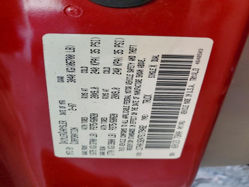 Aukcja sprzedaży 2007 Dodge Ram 1500, vin: 1D7HA18247S179482, numer aukcji: 65887956