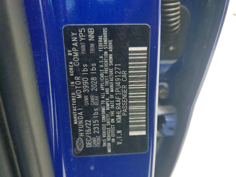 Aukcja sprzedaży 2023 Hyundai Elantra, vin: KMHLR4AF1PU491271, numer aukcji: 64974036