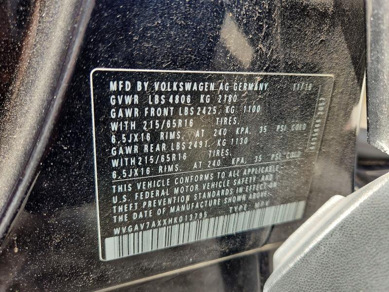 Продажа на аукционе авто 2017 Volkswagen Tiguan, vin: WVGAV7AXXHK013795, номер лота: 64606856