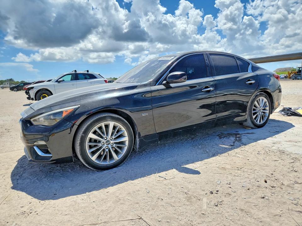 2019 Infiniti Q50 მანქანა იყიდება აუქციონზე, vin: JN1EV7AR5KM555604, აუქციონის ნომერი: 65320836