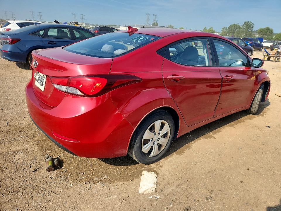 62834766 :رقم المزاد ، KMHDH4AEXGU526999 vin ، 2016 Hyundai Elantra مزاد بيع