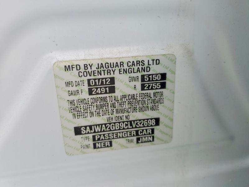 Продаж на аукціоні авто 2012 Jaguar Xjl, vin: SAJWA2GB9CLV32698, номер лоту: 66793256