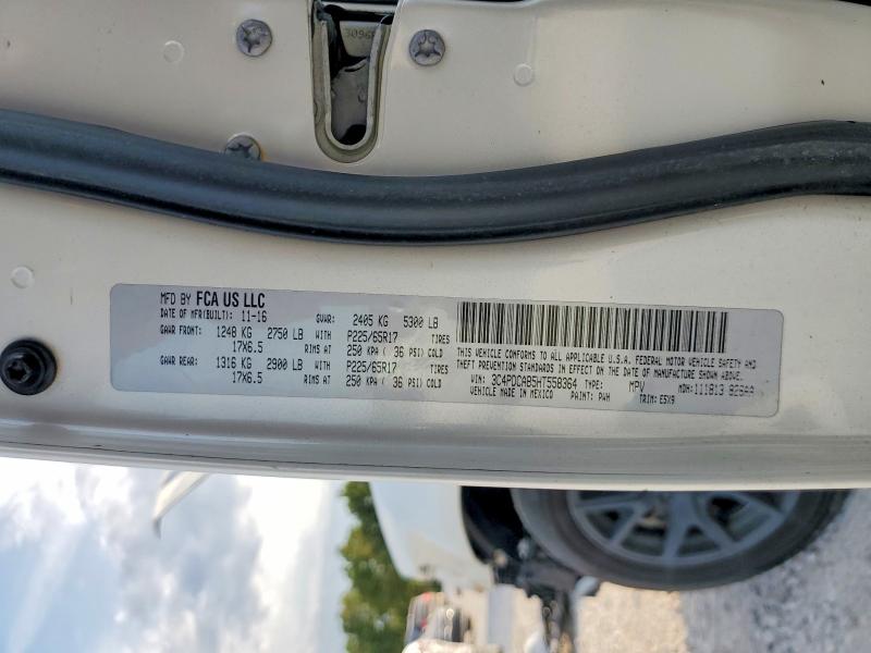 63800026 :رقم المزاد ، 3C4PDCAB5HT558364 vin ، 2017 Dodge Journey مزاد بيع