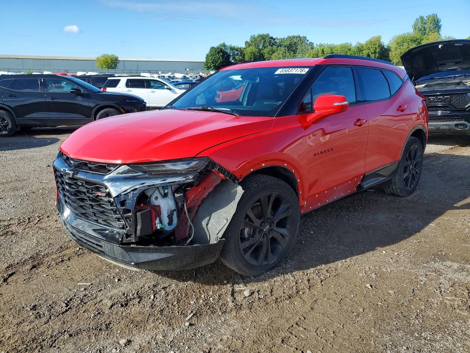 65837176 :رقم المزاد ، 3GNKBERS6KS683927 vin ، 2019 Chevrolet Blazer مزاد بيع