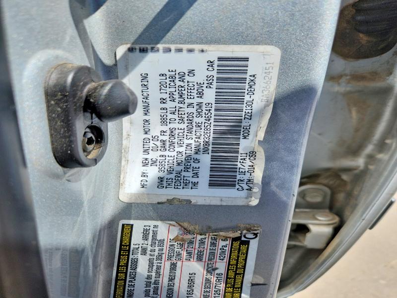 2005 Toyota Corolla მანქანა იყიდება აუქციონზე, vin: 1NXBR32E85Z465419, აუქციონის ნომერი: 65482856