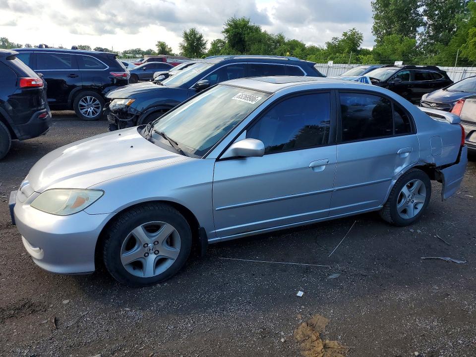 Продажа на аукционе авто 2005 Honda Civic, vin: 2HGES16875H021242, номер лота: 65269986
