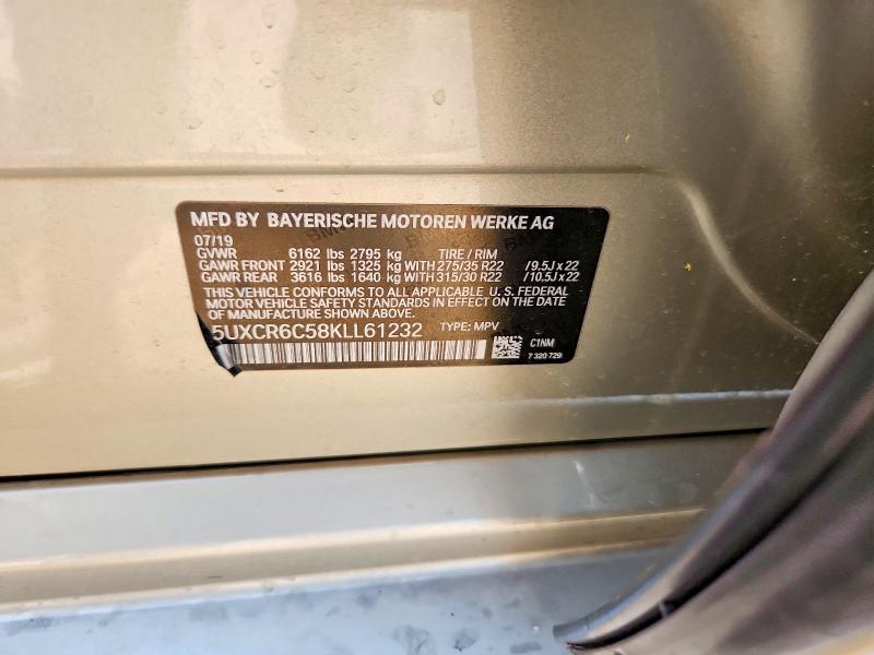 Aukcja sprzedaży 2019 Bmw X5, vin: 5UXCR6C58KLL61232, numer aukcji: 63143596