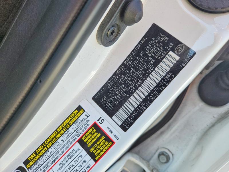 65486886 :رقم المزاد ، 4T1C11AK9RU841607 vin ، 2024 Toyota Camry مزاد بيع