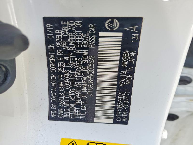 Продаж на аукціоні авто 2019 Lexus Ux, vin: JTHU9JBH5K2005622, номер лоту: 66202236