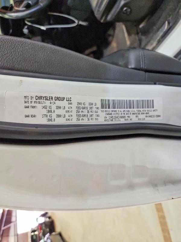 Aukcja sprzedaży 2014 Dodge Durango, vin: 1C4RDJDG4EC490909, numer aukcji: 66405066