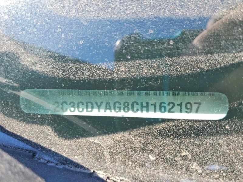 66424266 :رقم المزاد ، 2C3CDYAG8CH162197 vin ، 2012 Dodge Challenger مزاد بيع