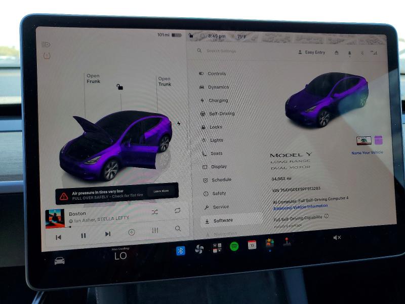 Продаж на аукціоні авто 2023 Tesla Model Y, vin: 7SAYGDEE9PF913283, номер лоту: 65310586