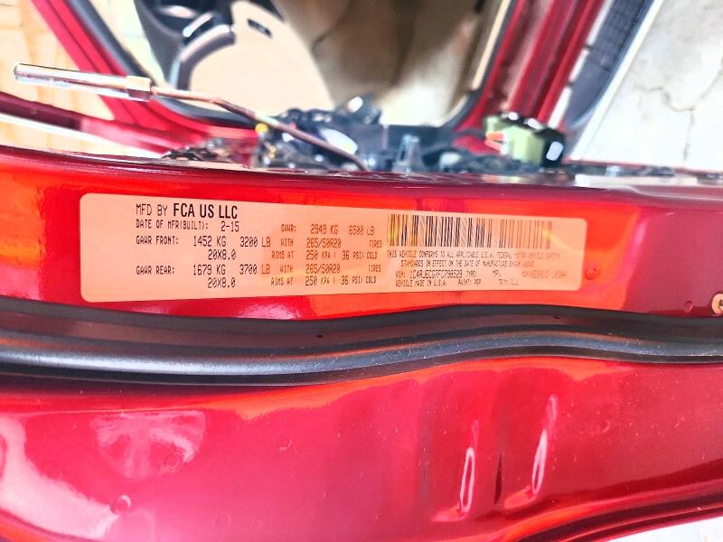 Aukcja sprzedaży 2015 Jeep Grand Cherokee, vin: 1C4RJECG7FC798529, numer aukcji: 64445546
