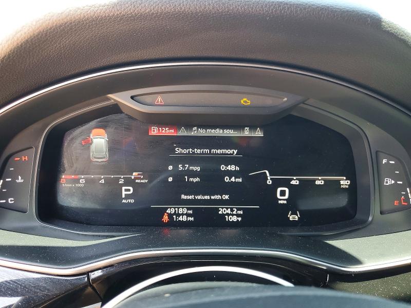 63498356 :رقم المزاد ، WA1EVBF16ND034618 vin ، 2022 Audi Q8 مزاد بيع