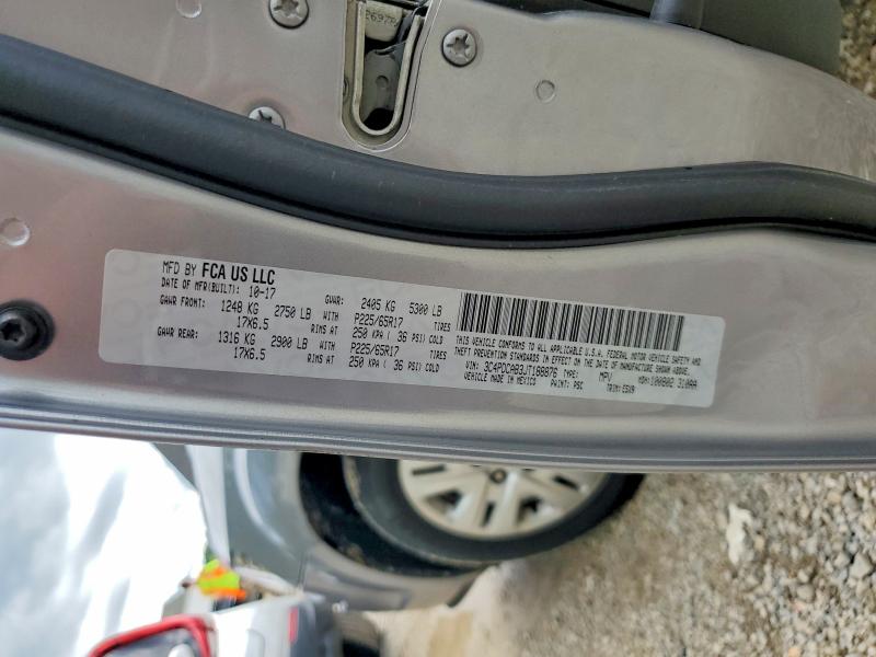 2018 Dodge Journey მანქანა იყიდება აუქციონზე, vin: 3C4PDCAB3JT188876, აუქციონის ნომერი: 64991416
