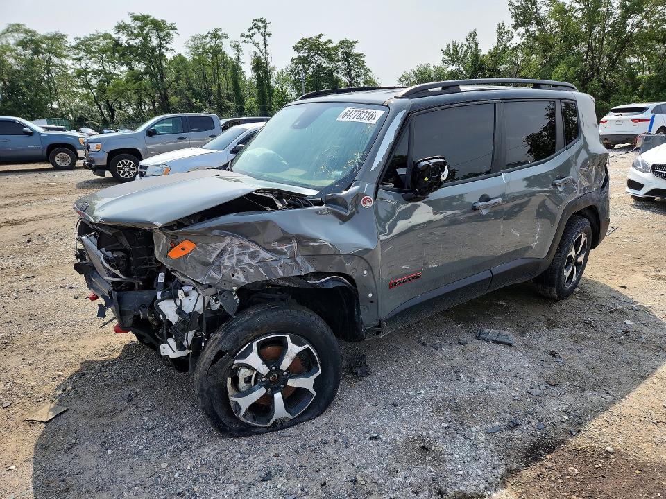 Продажа на аукционе авто 2022 Jeep Renegade, vin: ZACNJDC17NPN68775, номер лота: 64778316