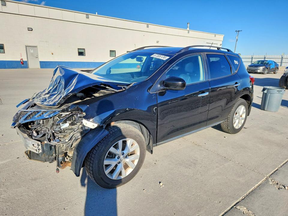 Auction sale of the 2012 Nissan Murano, vin: JN8AZ1MW2CW206666, lot number: 67306136
