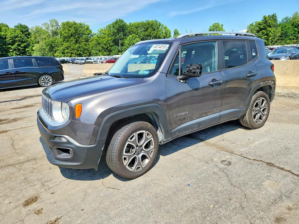 Продаж на аукціоні авто 2016 Jeep Renegade, vin: ZACCJBDT7GPD81215, номер лоту: 64514816