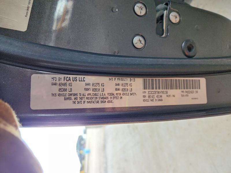 64986546 :رقم المزاد ، 2C3CDZBT8KH705158 vin ، 2019 Dodge Challenger مزاد بيع