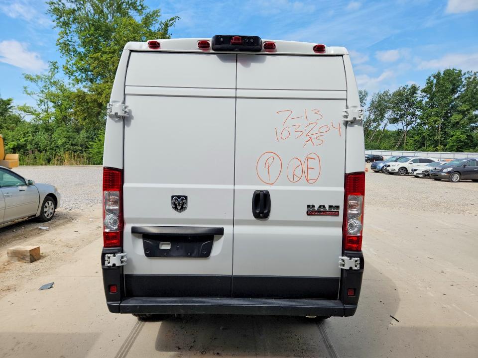 2022 Ram Promaster 2500 მანქანა იყიდება აუქციონზე, vin: 3C6LRVDG7NE103204, აუქციონის ნომერი: 65551076