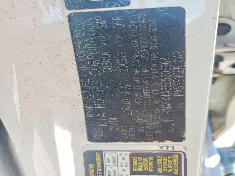 Aukcja sprzedaży 2014 Kia Forte, vin: KNAFX4A66E5206964, numer aukcji: 67394966