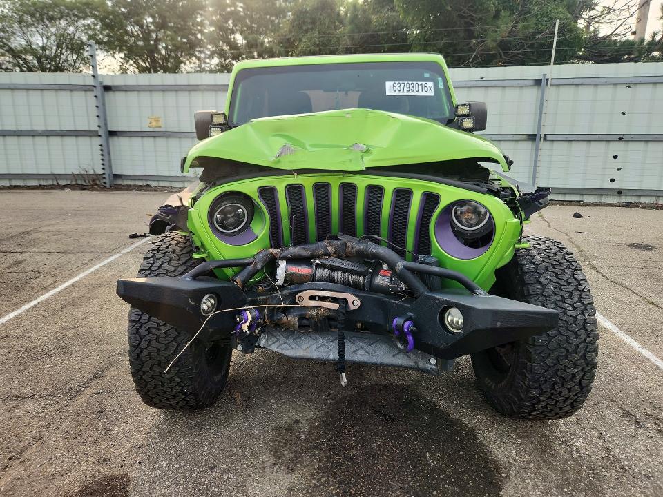 63793016 :رقم المزاد ، 1C4HJXDG6JW317067 vin ، 2018 Jeep Wrangler Unlimited مزاد بيع